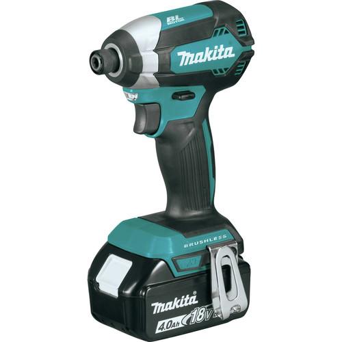 Makita 18V LXT Lithium-Ion Brushless Cordless 3-Pc. Combo Kit (4.0Ah-2.0Ah) - XT333X1 - Image 3