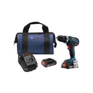 Factory Reconditioned Bosch 18V Lithium-Ion Brushless Compact Tough 1/2 in. Cordless Hammer Drill Kit (2 Ah) - HDS183-02-RT