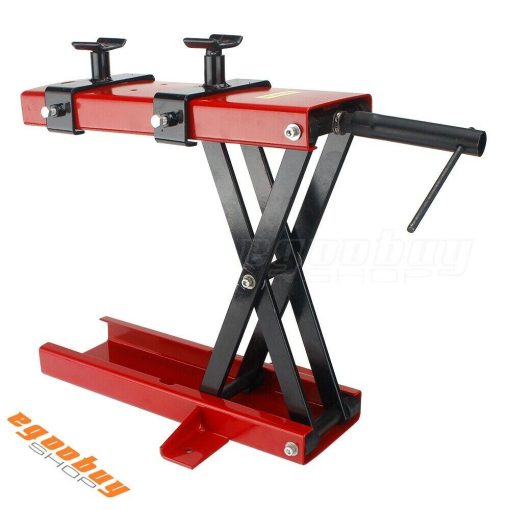 1100 LB Universal ATVs Motorcycles Center Scissor Lift Jack Hoist Stand 9.5-50cm - Image 4