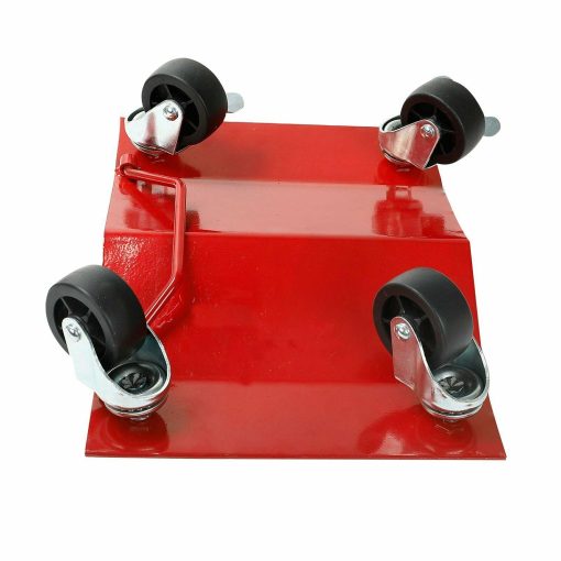 Set of 4-Piece Auto Dolly Car Dolly Wheel Tire 12"x16" Skate 6000lb Repair Slide - Image 4