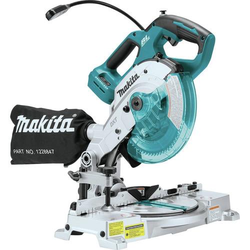 Makita 18V LXT Lithium-Ion Brushless 6-1/2 in. Compact Dual-Bevel Compound Miter Saw with Laser (Tool Only) - XSL05Z