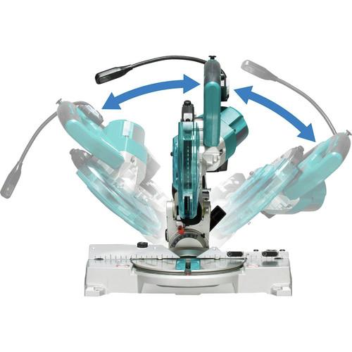 Makita 18V LXT Lithium-Ion Brushless 6-1/2 in. Compact Dual-Bevel Compound Miter Saw with Laser (Tool Only) - XSL05Z - Image 3