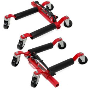 Set of 2 Car Truck 2500lb Vehicle Positioning Wheel Dolly Moving Auto Tire Lift