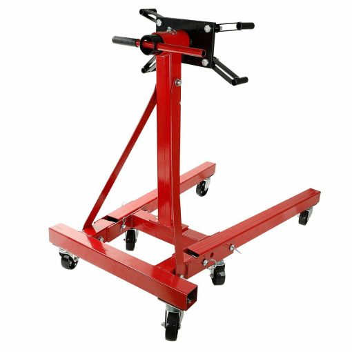 2000 LBS Engine Stand Folding Motor Hoist Dolly Mover Auto Repair Jack Rotating - Image 4