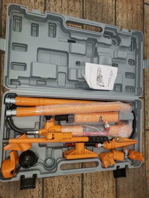 10 Ton Porta Power Hydraulic Jack Auto Body Frame Repair Kits Lift Ram 2 m Hose - Image 2