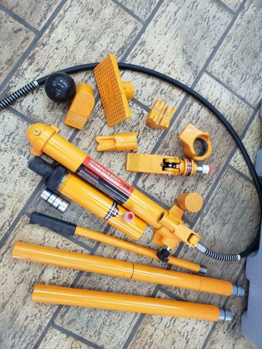 10 Ton Porta Power Hydraulic Jack Auto Body Frame Repair Kits Lift Ram 2 m Hose - Image 5