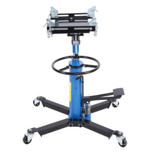 2 Stage 1100Lbs Hydraulic Transmission Jack with 360°Swivel Wheels Lift Hoist