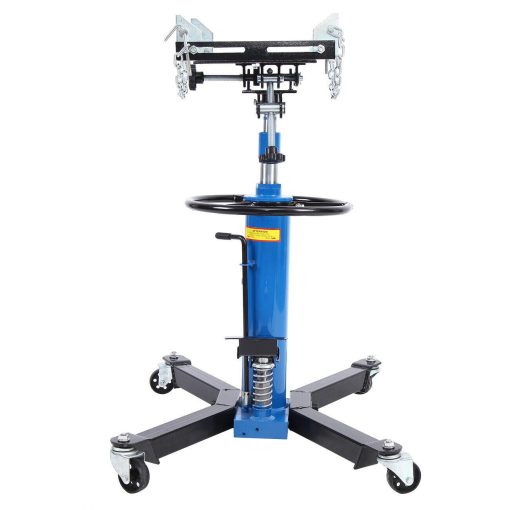 2 Stage 1100Lbs Hydraulic Transmission Jack with 360°Swivel Wheels Lift Hoist - Image 4
