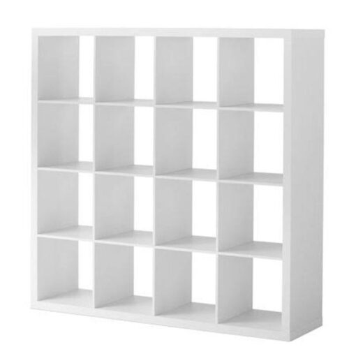Better Homes & Gardens 16-Cube Square Storage Organizer, Multiple Finishes, Size: Large 57.40 x W 15.35 x H 56.85