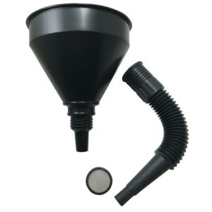 Box of 20 3-in-1 7" Multi-Purpose Funnel with Extension & Removable Debris Screen