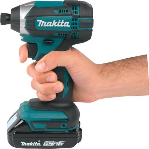 Factory Reconditioned Makita LXT 18V 2.0 Ah Cordless Lithium-Ion Compact Impact Driver and 1/2 in. Drill Driver Combo Kit - CT225R-R - Image 7