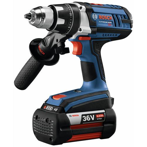 Bosch 36V Lithium-Ion Brute Tough 1/2 in. Cordless Drill Driver Kit with (2) FatPack 4 Ah Batteries - DDH361-01