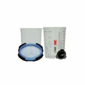 3M 26312 PPS Series 2.0 Spray Cup System Kit Midi 13.5 fl oz 125 Micron Filter