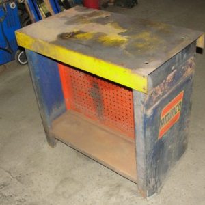 VINTAGE HEAVY DUTY AMMCO BRAKE LATHE WORK STAND TABLE BENCH