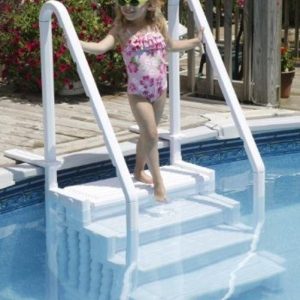 Above Ground Swimming Pool Step to Deck