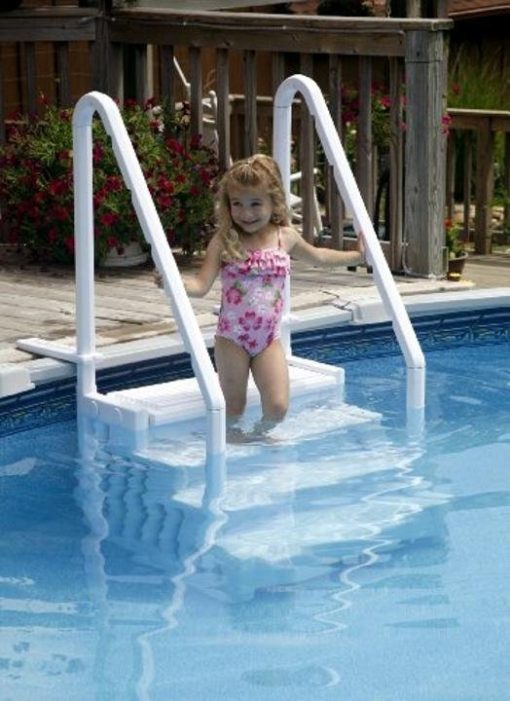 Above Ground Swimming Pool Step to Deck - Image 2
