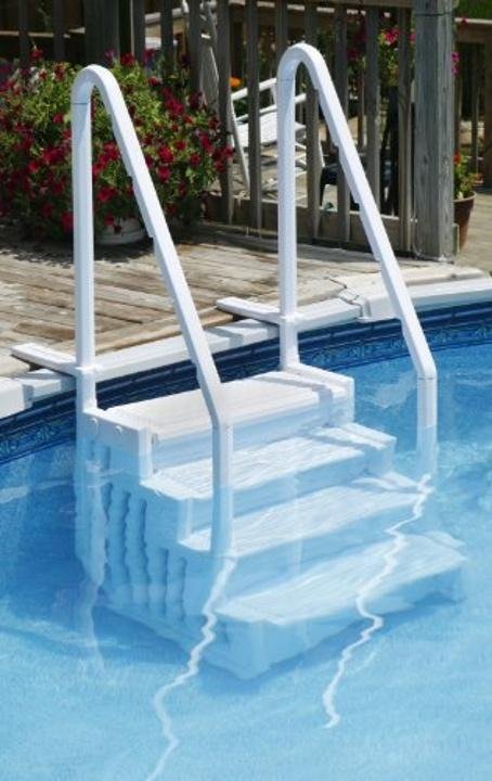 Above Ground Swimming Pool Step to Deck - Image 3