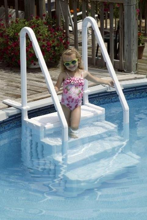 Above Ground Swimming Pool Step to Deck - Image 4