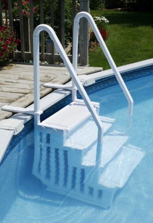 Above Ground Swimming Pool Step to Deck - Image 5