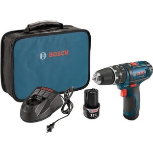 Bosch 12V Max Lithium-Ion Ultra Compact 3/8 in. Cordless Hammer Drill Kit (2 Ah) - PS130-2A