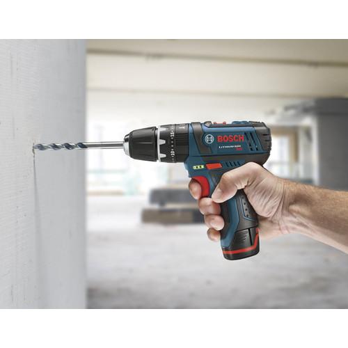 Bosch 12V Max Lithium-Ion Ultra Compact 3/8 in. Cordless Hammer Drill Kit (2 Ah) - PS130-2A - Image 4