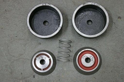5 Piece Hubless Big Bore Truck Adapter Set Brake Lathe Kit 3-15/16 – 5-9/16