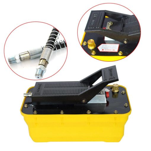 Air Hydraulic Foot Pedal Jack Pump Rotary Lift 10000 PSI 0.75-0.95/Lmin 2.3L USA - Image 3