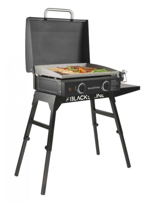 Blackstone 22∩∩ Outdoor Griddle with Hood, Legs, and Bulk Adapter Hose