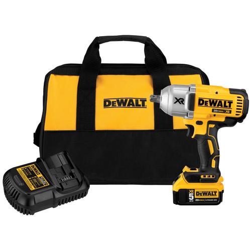Factory Reconditioned DEWALT 20V MAX XR Cordless Lithium-Ion 1/2 in. Brushless Detent Pin Impact Wrench with Battery - DCF899P1R