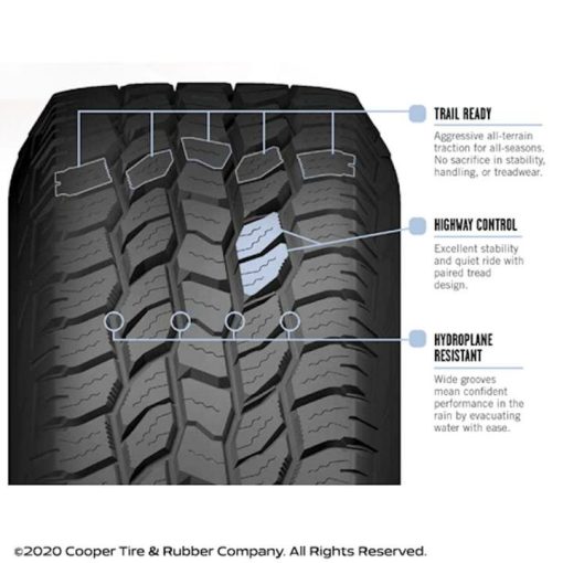 Cooper Discoverer A/T All-Season 245/75R16 111T Tire - Image 7