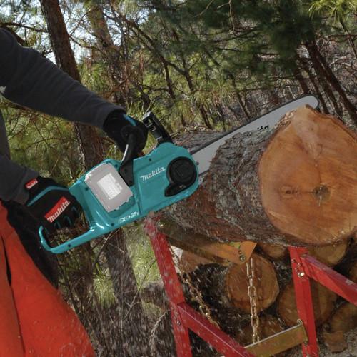 Makita 18V X2 (36V) LXT Lithium-Ion Brushless 16 in. Chain Saw, (Tool Only) - XCU04Z - Image 10