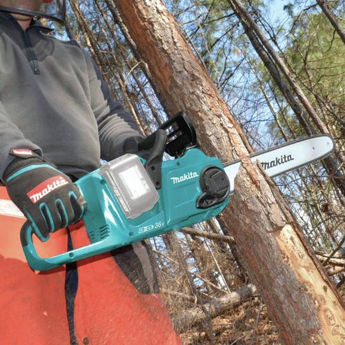 Makita 18V X2 (36V) LXT Lithium-Ion Brushless 16 in. Chain Saw, (Tool Only) - XCU04Z - Image 11