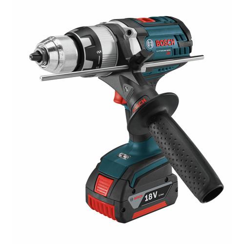 Factory Reconditioned Bosch 18V Lithium-Ion Brute Tough 1/2 in. Cordless Hammer Drill Driver Kit with Active Response Technology (4 Ah) - HDH181X-01-RT - Image 2