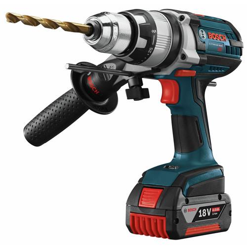 Factory Reconditioned Bosch 18V Lithium-Ion Brute Tough 1/2 in. Cordless Hammer Drill Driver Kit with Active Response Technology (4 Ah) - HDH181X-01-RT - Image 4