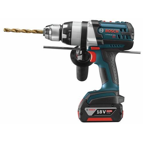 Factory Reconditioned Bosch 18V Lithium-Ion Brute Tough 1/2 in. Cordless Hammer Drill Driver Kit with Active Response Technology (4 Ah) - HDH181X-01-RT - Image 5