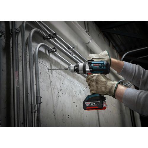 Factory Reconditioned Bosch 18V Lithium-Ion Brute Tough 1/2 in. Cordless Hammer Drill Driver Kit with Active Response Technology (4 Ah) - HDH181X-01-RT - Image 7