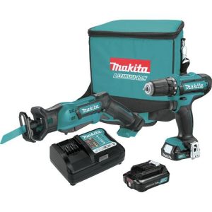 Factory Reconditioned Makita 12V MAX CXT Cordless Lithium-Ion Reciprocating Saw – Drill Driver Kit (2 Ah) - CT229R-R