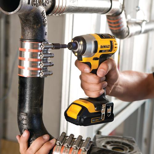 DEWALT 20V MAX Cordless Lithium-Ion 1/4 in. Impact Driver Kit - DCF885C2 - Image 4