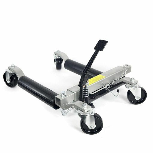 2-Piece 1500lb HYDRAULIC Positioning Car Wheel Dolly Jack Lift hoists Moving Vehicle - Image 3