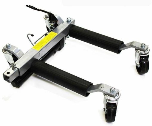 2-Piece 1500lb HYDRAULIC Positioning Car Wheel Dolly Jack Lift hoists Moving Vehicle - Image 4