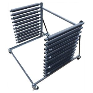 Champ Aluminum 10 Slot Mobile Windshield Glass Rack Dolly 6265 Auto Body Repair