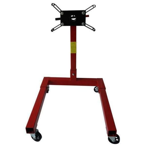 1250lb Engine Stand Steel 360 Degree Mounting Head Motor Stand With Wheel Red - Image 4