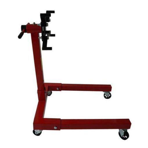 1250lb Engine Stand Steel 360 Degree Mounting Head Motor Stand With Wheel Red - Image 6