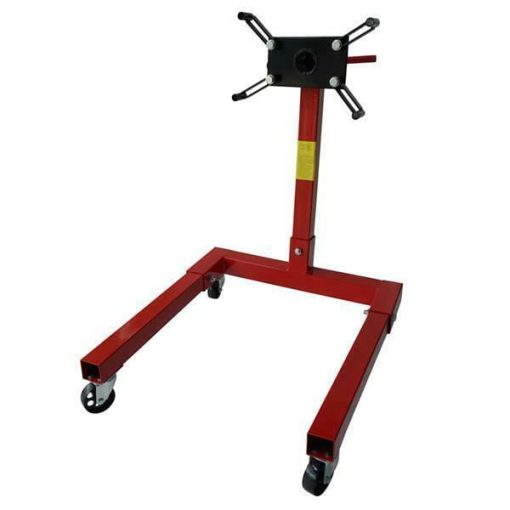 1250lb Engine Stand Steel 360 Degree Mounting Head Motor Stand With Wheel Red - Image 7