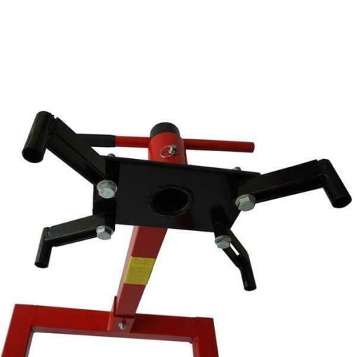 1250lb Engine Stand Steel 360 Degree Mounting Head Motor Stand With Wheel Red - Image 8