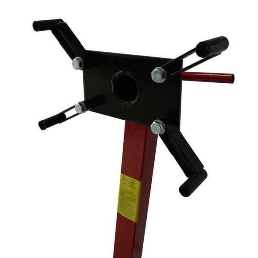 1250lb Engine Stand Steel 360 Degree Mounting Head Motor Stand With Wheel Red - Image 9