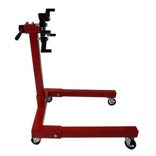1250lb Engine Stand Steel 360 Degree Mounting Head Motor Stand With Wheel Red - Image 10