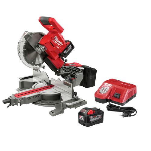 Factory Reconditioned Milwaukee 2734-81HD M18 FUEL 9.0 Ah Cordless Lithium-Ion 10 in. Dual Bevel Sliding Compound Miter Saw - Image 2