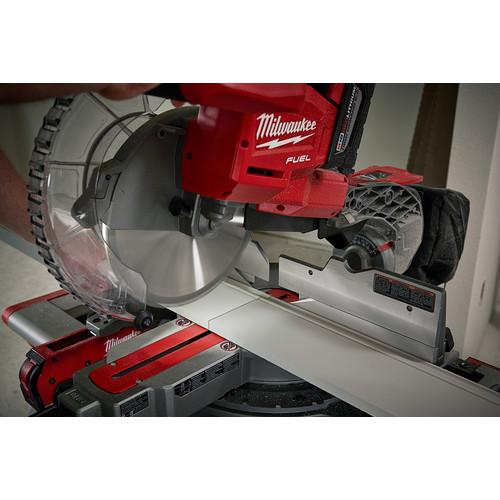 Factory Reconditioned Milwaukee 2734-81HD M18 FUEL 9.0 Ah Cordless Lithium-Ion 10 in. Dual Bevel Sliding Compound Miter Saw - Image 4