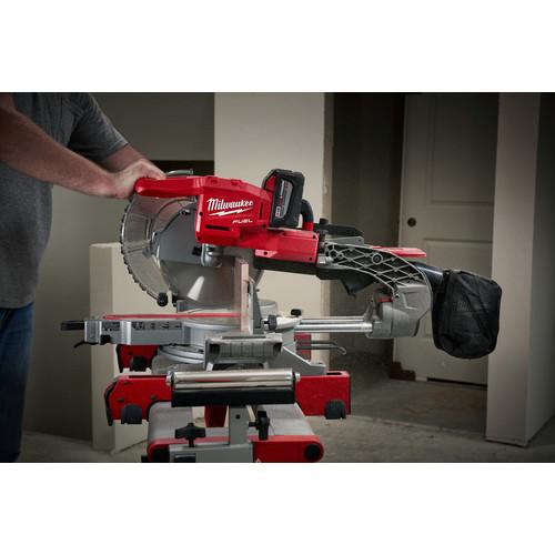 Factory Reconditioned Milwaukee 2734-81HD M18 FUEL 9.0 Ah Cordless Lithium-Ion 10 in. Dual Bevel Sliding Compound Miter Saw - Image 5